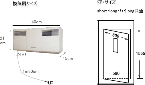 防音室ドア